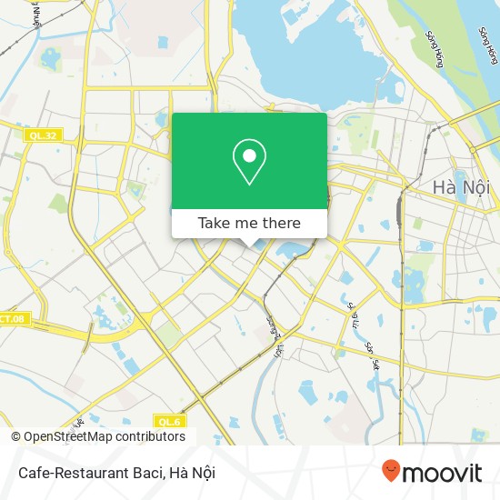 Bản đồ Cafe-Restaurant Baci, NGÕ 17 Huỳnh Thúc Kháng Quận Đống Đa, Hà Nội