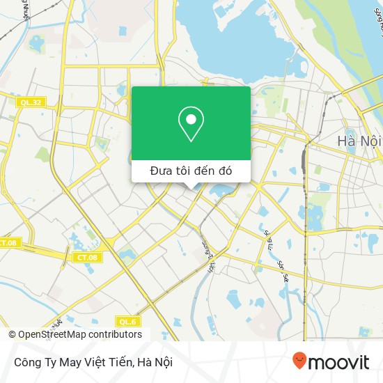 Bản đồ Công Ty May Việt Tiến, 11 PHỐ Huỳnh Thúc Kháng Quận Đống Đa, Hà Nội