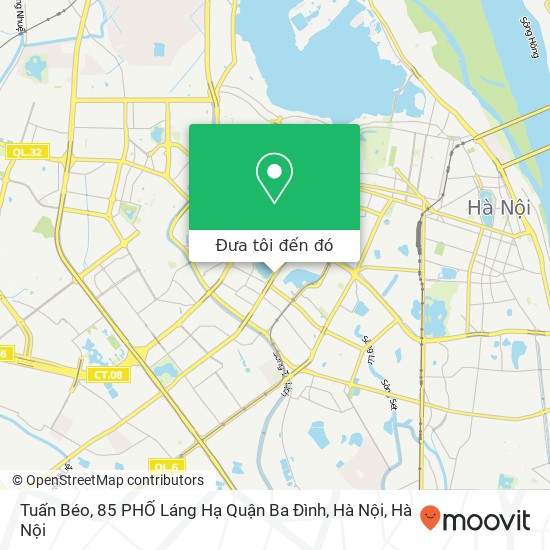 Bản đồ Tuấn Béo, 85 PHỐ Láng Hạ Quận Ba Đình, Hà Nội