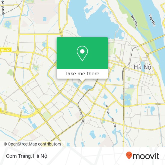 Bản đồ Cơm Trang, PHỐ Láng Hạ Quận Ba Đình, Hà Nội