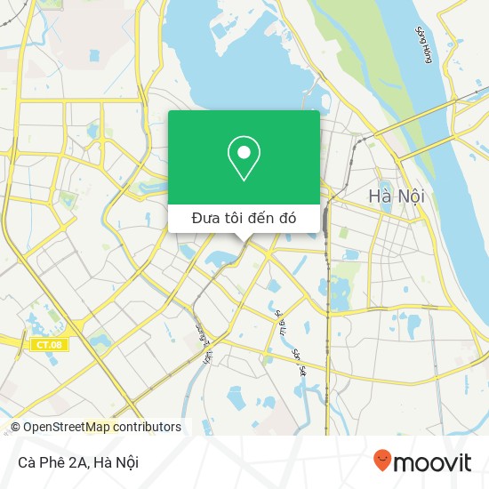 Bản đồ Cà Phê 2A, 12 PHỐ Hoàng Cầu Quận Đống Đa, Hà Nội