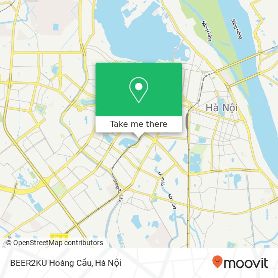 Bản đồ BEER2KU Hoàng Cầu, PHỐ Hoàng Cầu Quận Đống Đa, Hà Nội