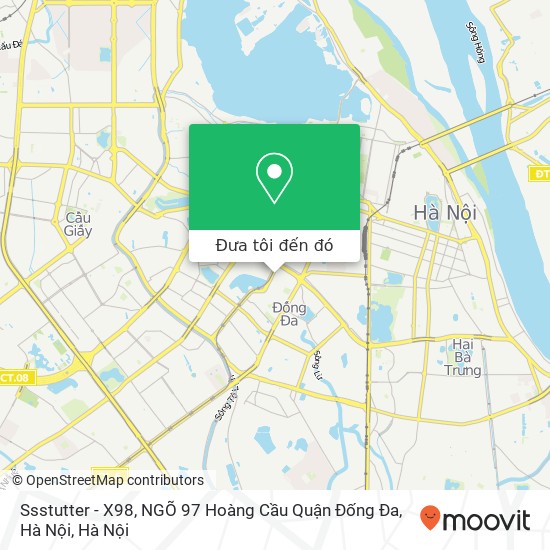 Bản đồ Ssstutter - X98, NGÕ 97 Hoàng Cầu Quận Đống Đa, Hà Nội