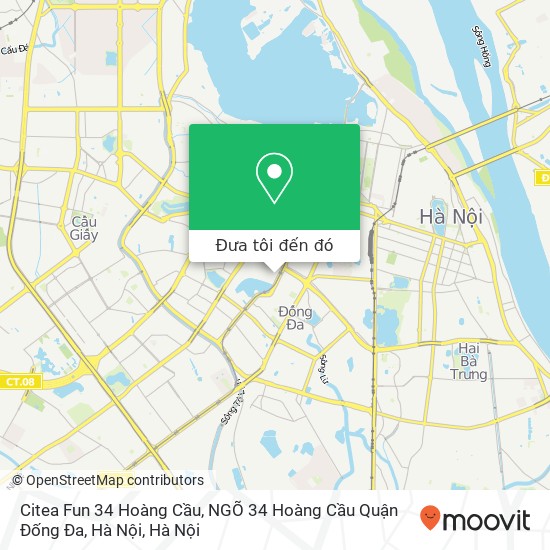 Bản đồ Citea Fun 34 Hoàng Cầu, NGÕ 34 Hoàng Cầu Quận Đống Đa, Hà Nội