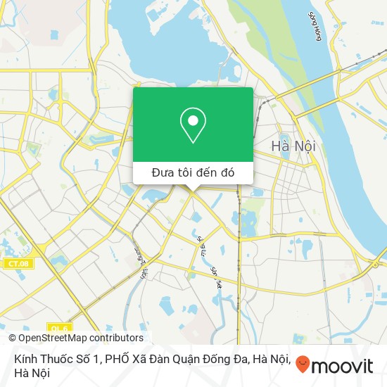 Bản đồ Kính Thuốc Số 1, PHỐ Xã Đàn Quận Đống Đa, Hà Nội