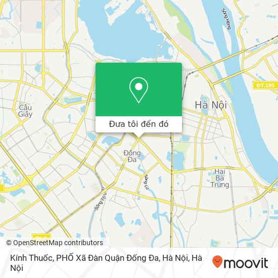Bản đồ Kính Thuốc, PHỐ Xã Đàn Quận Đống Đa, Hà Nội