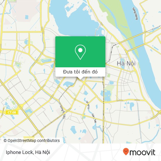 Bản đồ Iphone Lock, Ô Chợ Dừa Quận Đống Đa, Hà Nội