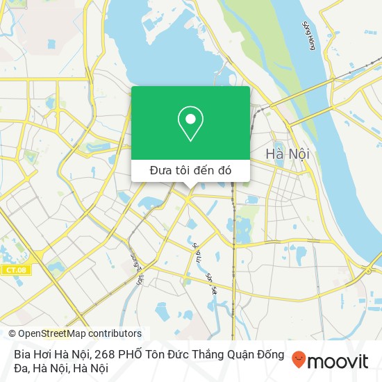 Bản đồ Bia Hơi Hà Nội, 268 PHỐ Tôn Đức Thắng Quận Đống Đa, Hà Nội