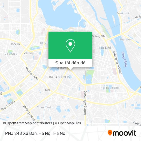 Bản đồ PNJ 243 Xã Đàn, Hà Nội