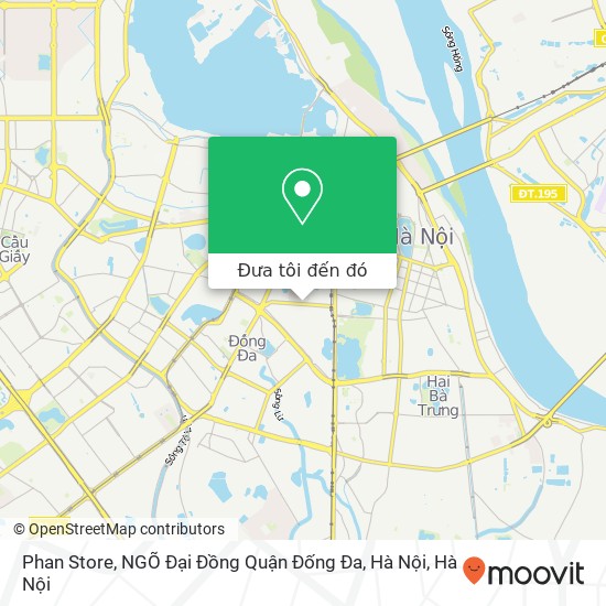 Bản đồ Phan Store, NGÕ Đại Đồng Quận Đống Đa, Hà Nội