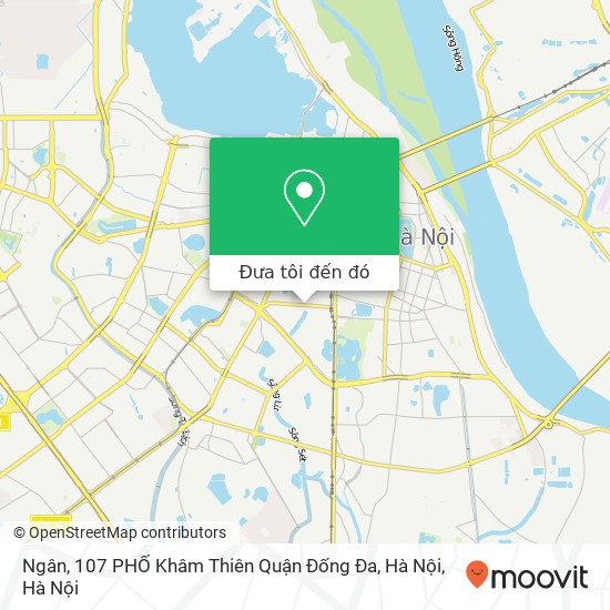Bản đồ Ngân, 107 PHỐ Khâm Thiên Quận Đống Đa, Hà Nội