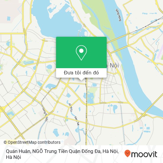 Bản đồ Quán Huân, NGÕ Trung Tiền Quận Đống Đa, Hà Nội