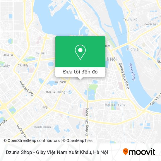 Bản đồ Dzun's Shop - Giày Việt Nam Xuất Khẩu