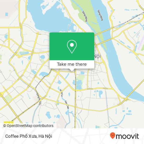 Bản đồ Coffee Phố Xưa, PHỐ Khâm Thiên Quận Đống Đa, Hà Nội