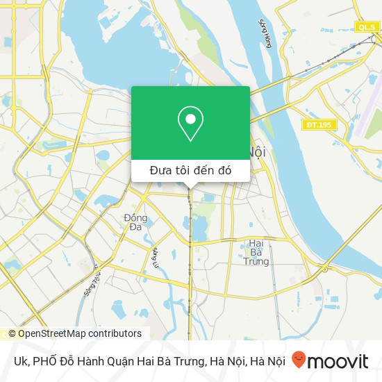 Bản đồ Uk, PHỐ Đỗ Hành Quận Hai Bà Trưng, Hà Nội