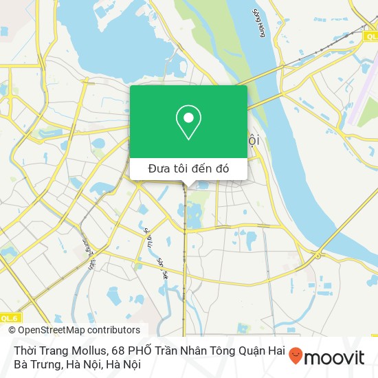 Bản đồ Thời Trang Mollus, 68 PHỐ Trần Nhân Tông Quận Hai Bà Trưng, Hà Nội