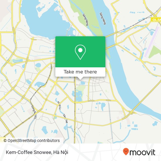 Bản đồ Kem-Coffee Snowee, PHỐ Nguyễn Du Quận Hai Bà Trưng, Hà Nội