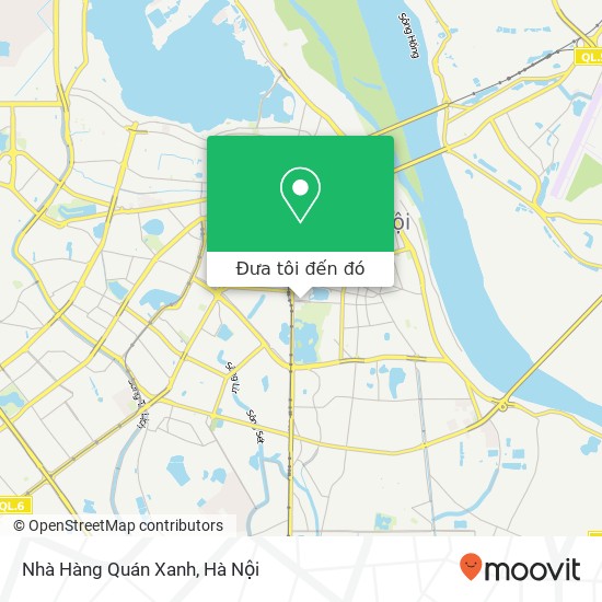 Bản đồ Nhà Hàng Quán Xanh, PHỐ Trần Nhân Tông Quận Hai Bà Trưng, Hà Nội