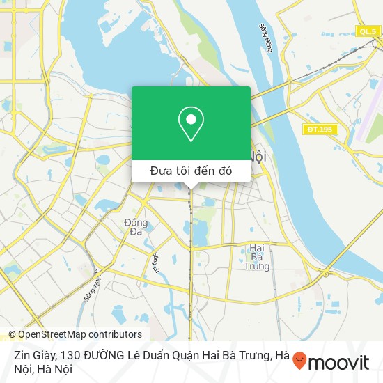 Bản đồ Zin Giày, 130 ĐƯỜNG Lê Duẩn Quận Hai Bà Trưng, Hà Nội