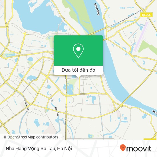 Bản đồ Nhà Hàng Vọng Ba Lâu, PHỐ Nguyễn Bỉnh Khiêm Quận Hai Bà Trưng, Hà Nội