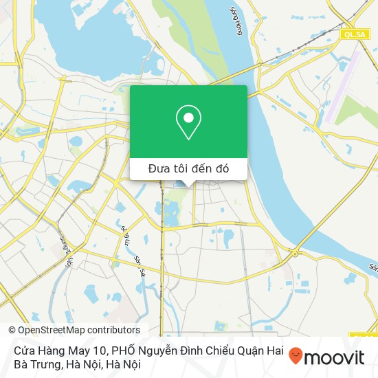 Bản đồ Cửa Hàng May 10, PHỐ Nguyễn Đình Chiểu Quận Hai Bà Trưng, Hà Nội