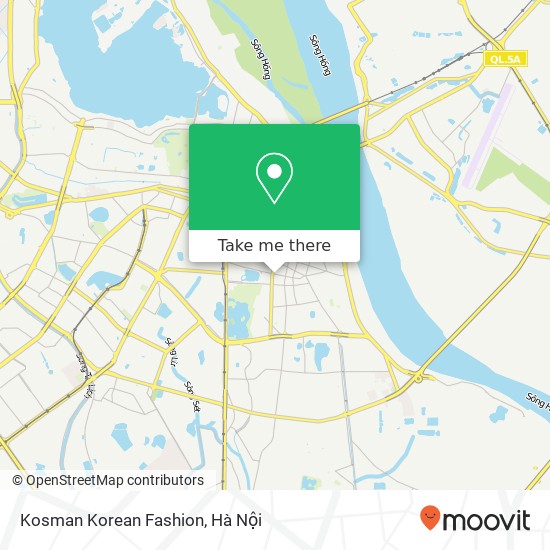 Bản đồ Kosman Korean Fashion, 43 PHỐ Nguyễn Du Quận Hai Bà Trưng, Hà Nội