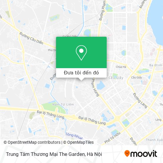 Bản đồ Trung Tâm Thương Mại The Garden