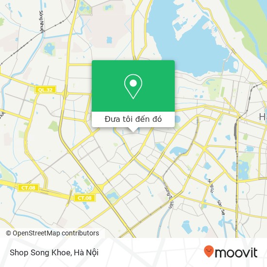 Bản đồ Shop Song Khoe, 121 PHỐ Chùa Láng Quận Đống Đa, Hà Nội