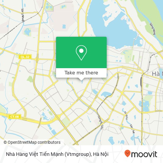 Bản đồ Nhà Hàng Việt Tiến Mạnh (Vtmgroup), NGÕ 82 Chùa Láng Quận Đống Đa, Hà Nội