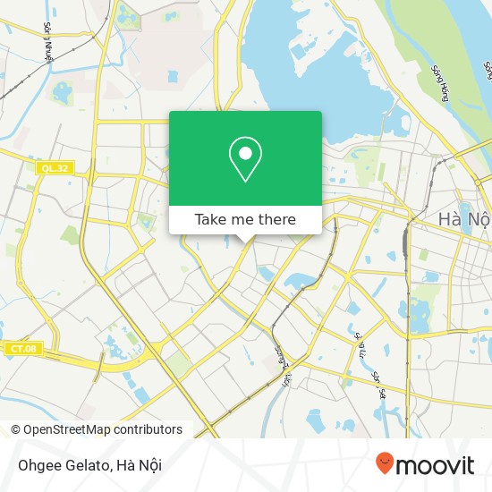 Bản đồ Ohgee Gelato, 54A ĐƯỜNG Nguyễn Chí Thanh Quận Đống Đa, Hà Nội