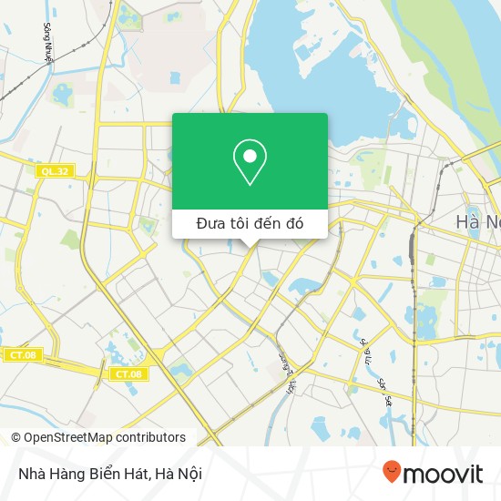 Bản đồ Nhà Hàng Biển Hát, 52 ĐƯỜNG Nguyễn Chí Thanh Quận Đống Đa, Hà Nội