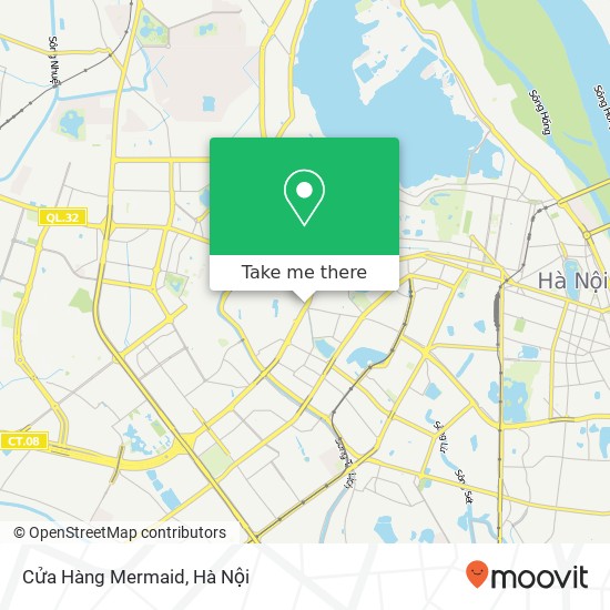 Bản đồ Cửa Hàng Mermaid, 46 ĐƯỜNG Nguyễn Chí Thanh Quận Đống Đa, Hà Nội