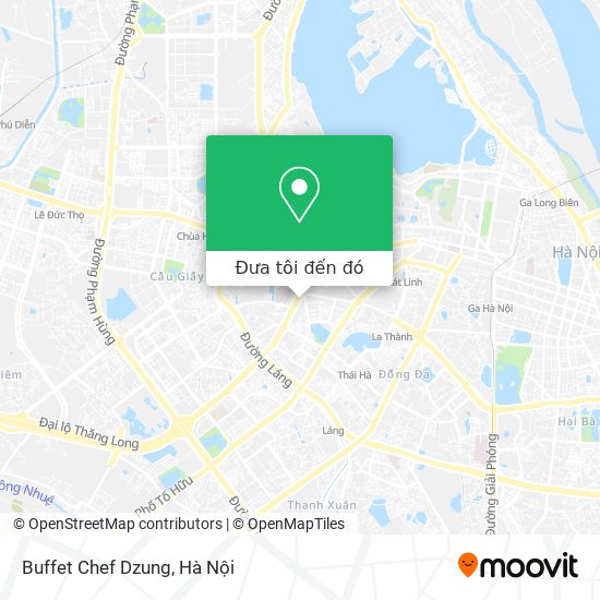 Bản đồ Buffet Chef Dzung