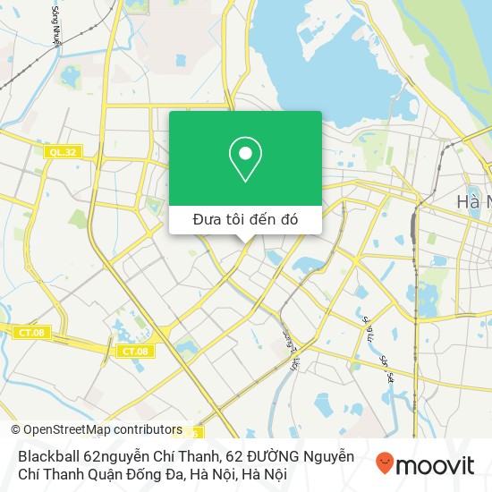 Bản đồ Blackball 62nguyễn Chí Thanh, 62 ĐƯỜNG Nguyễn Chí Thanh Quận Đống Đa, Hà Nội