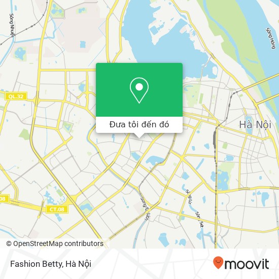 Bản đồ Fashion Betty, 744 ĐƯỜNG La Thành Quận Ba Đình, Hà Nội
