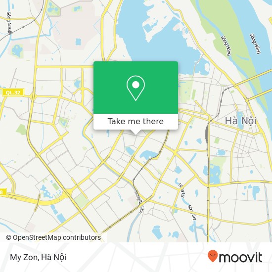 Bản đồ My Zon, 27 PHỐ Thành Công Quận Ba Đình, Hà Nội