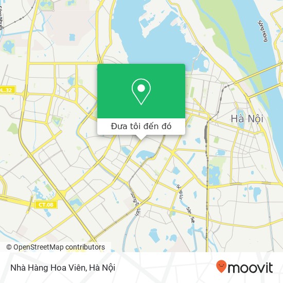 Bản đồ Nhà Hàng Hoa Viên, NGÕ 5 Láng Hạ Quận Ba Đình, Hà Nội