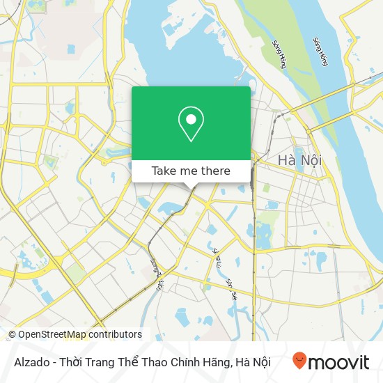 Bản đồ Alzado - Thời Trang Thể Thao Chính Hãng, PHỐ Hào Nam Quận Đống Đa, Hà Nội