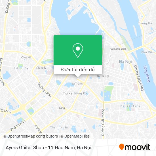 Bản đồ Ayers Guitar Shop - 11 Hào Nam