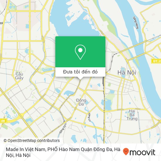 Bản đồ Made In Việt Nam, PHỐ Hào Nam Quận Đống Đa, Hà Nội