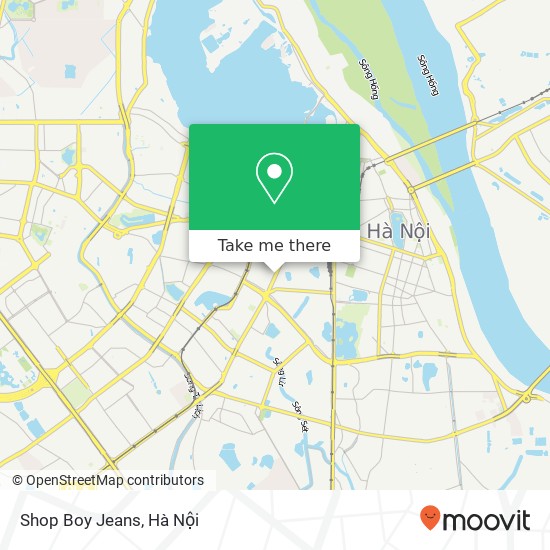 Bản đồ Shop Boy Jeans, 222 PHỐ Tôn Đức Thắng Quận Đống Đa, Hà Nội