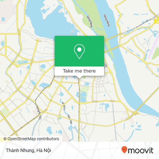 Bản đồ Thành Nhung, ĐƯỜNG Lê Duẩn Quận Hai Bà Trưng, Hà Nội