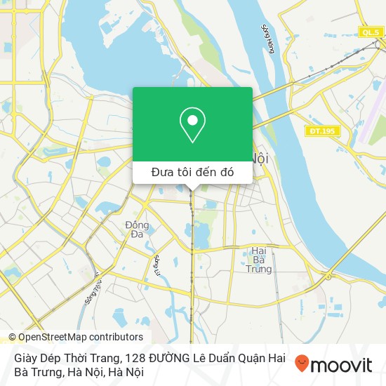 Bản đồ Giày Dép Thời Trang, 128 ĐƯỜNG Lê Duẩn Quận Hai Bà Trưng, Hà Nội