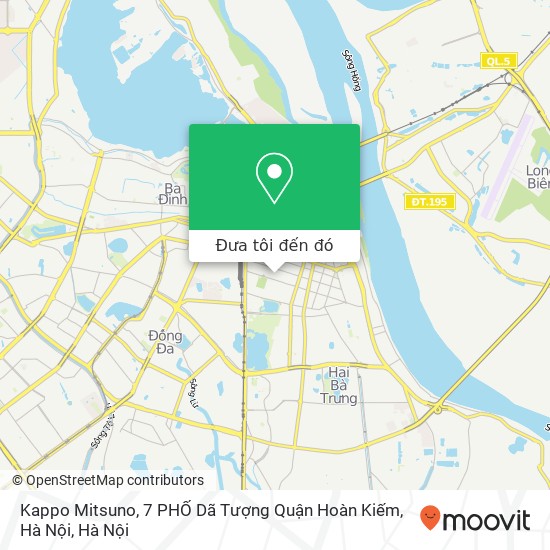 Bản đồ Kappo Mitsuno, 7 PHỐ Dã Tượng Quận Hoàn Kiếm, Hà Nội