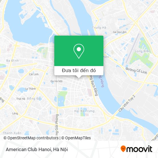 Bản đồ American Club Hanoi