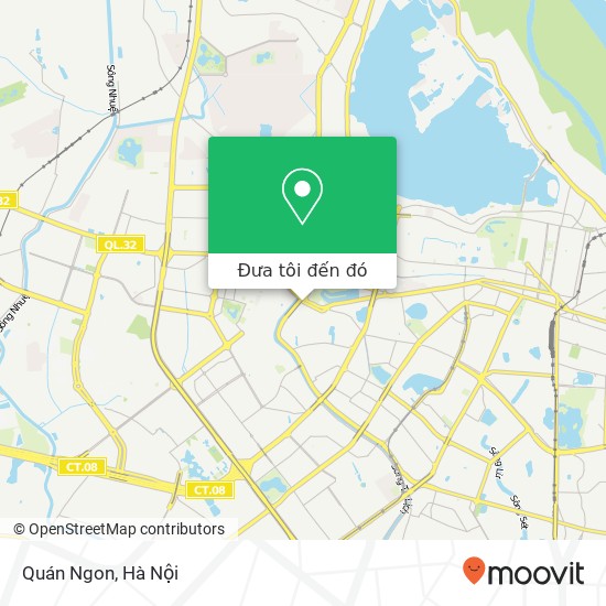 Bản đồ Quán Ngon, Quận Ba Đình, Hà Nội