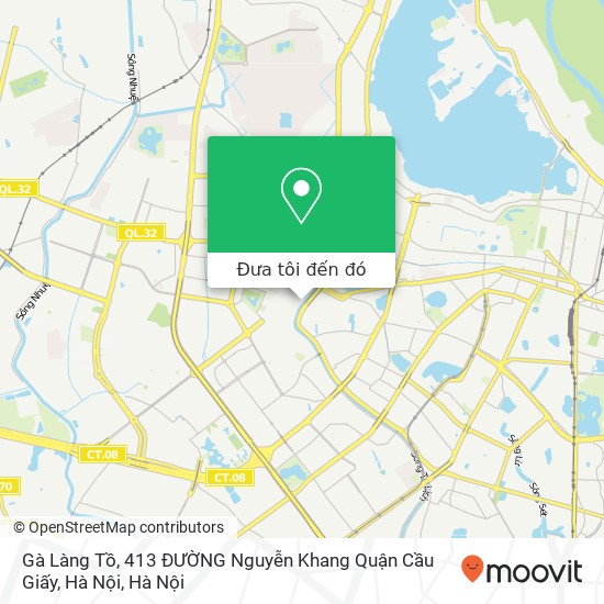 Bản đồ Gà Làng Tồ, 413 ĐƯỜNG Nguyễn Khang Quận Cầu Giấy, Hà Nội