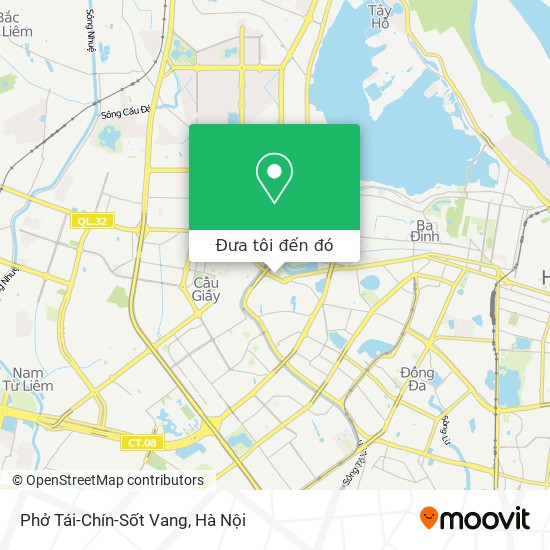 Bản đồ Phở Tái-Chín-Sốt Vang