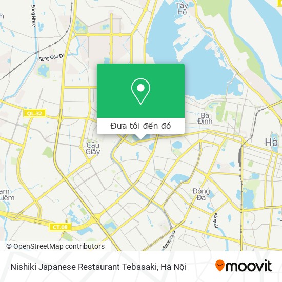 Bản đồ Nishiki Japanese Restaurant Tebasaki