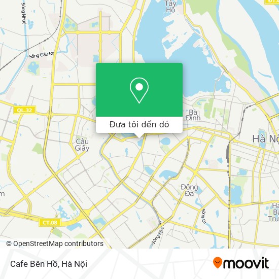 Bản đồ Cafe Bên Hồ